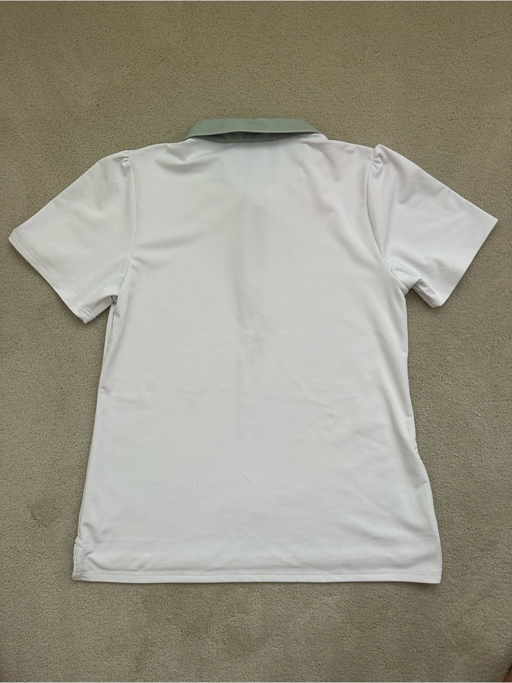 Smith & Quinn Short sleeved Golf Tops Polo Shirts - Navy/White and White/Sage - Picture 7 of 8